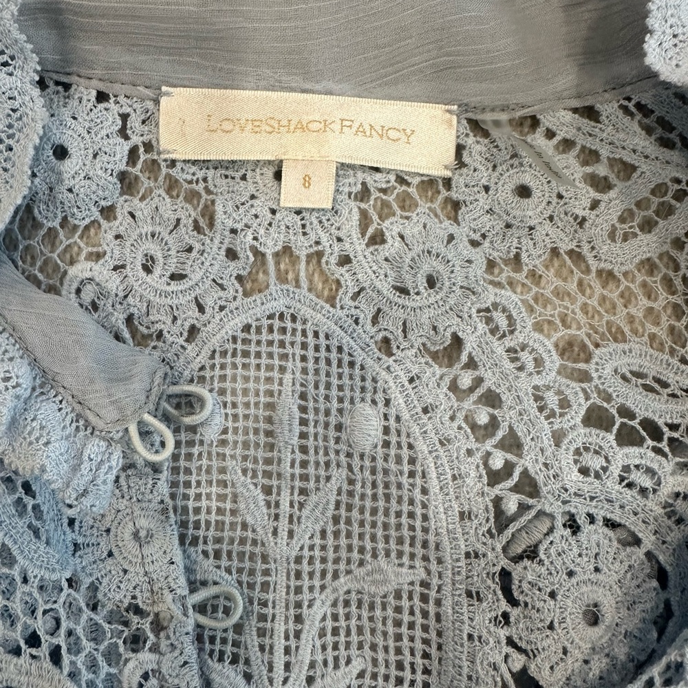 LOVESHACKFANCY
Trisha Lace Mini-Dress - Picture 7 of 15